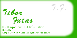 tibor futas business card